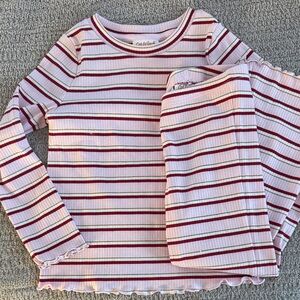 Cat & Jack Striped Long Sleeve & Pants Set